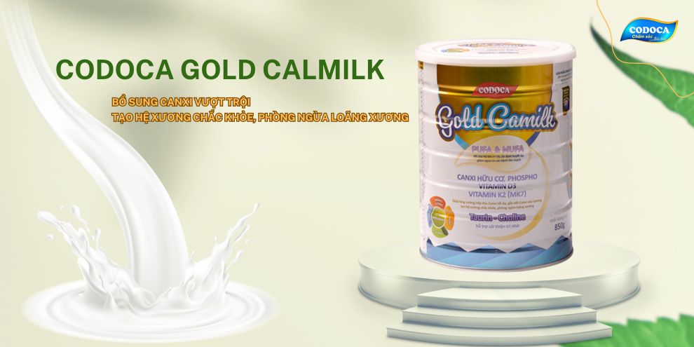 Codoca Ostymilk bổ sung canxi vượt trội, phòng ngừa các bệnh xương khớp