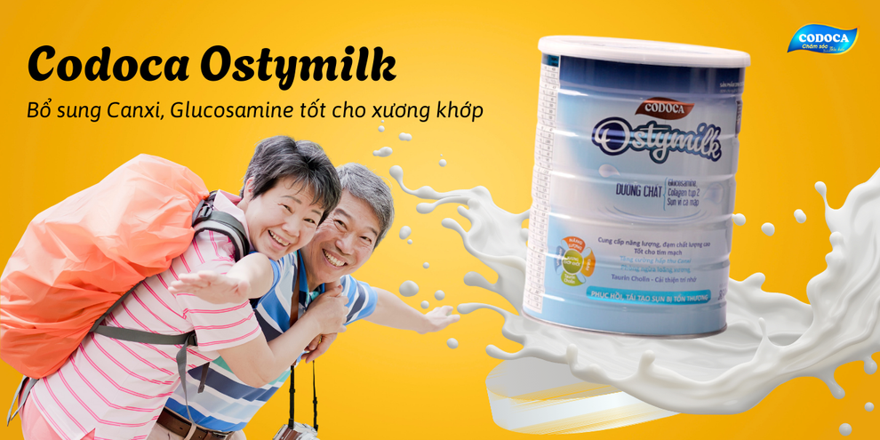 Codoca Ostymilk tăng cường dưỡng chất cho xương và sụn khớp